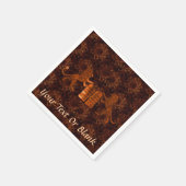 Serviette En Papier Dix commandements et Lion (Coin)