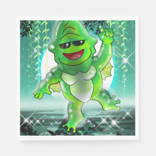 Serviette En Papier Dix petits monstres : Carl the Creature Napkins