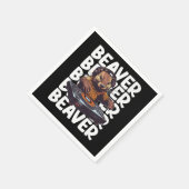 Serviette En Papier DJ Beaver Lover (Coin)