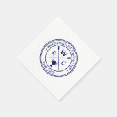 Serviette En Papier do-it-yourself Couleurs Raideur Crew Club Trophée  (Coin)