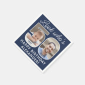 Serviette En Papier do-it-yourself couleurs ・ Regardez qui est 50 Anni (Coin)