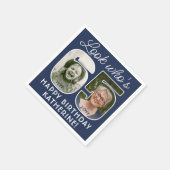 Serviette En Papier do-it-yourself couleurs ・ Regardez qui est 65 Anni (Coin)