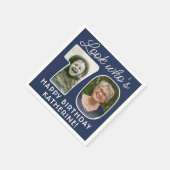 Serviette En Papier do-it-yourself couleurs ・ Regardez qui est 70 Anni (Coin)