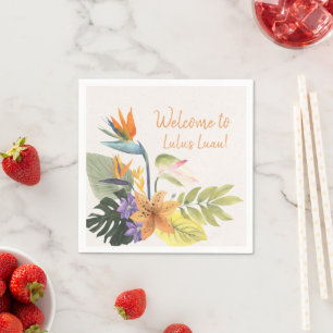Serviette En Papier Do Luau Clear Image Napkins