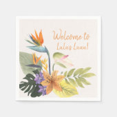 Serviette En Papier Do Luau Clear Image Napkins (Devant)