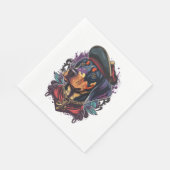 Serviette En Papier Dobermann Dog Pirate (Coin)