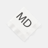 Serviette En Papier Docteur en médecine.ai (Coin)