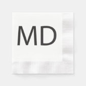 Serviette En Papier Docteur en médecine.ai (Devant)