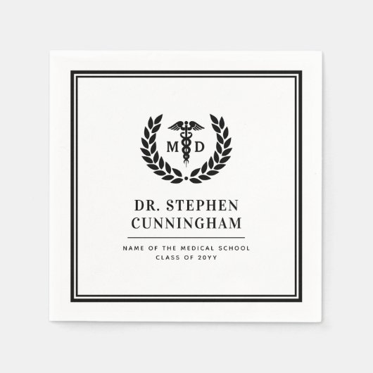 Serviette En Papier Docteur en médecine moderne Docteur en médecine Me (Devant)