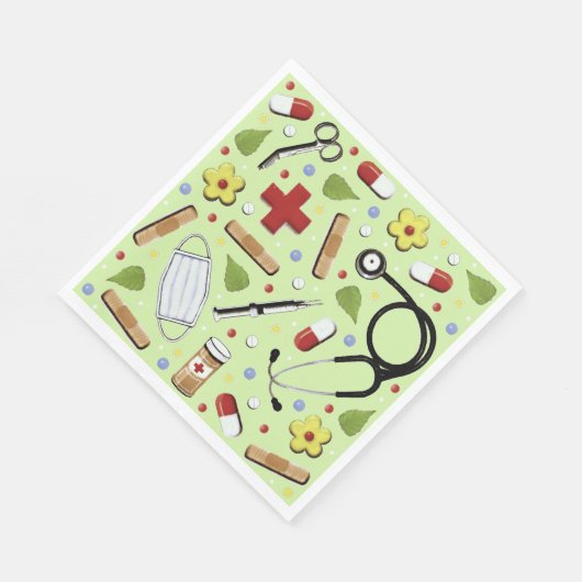 Serviette En Papier Docteur Médicale (Coin)