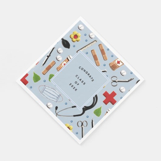 Serviette En Papier Docteur Médicale ou infirmière (Coin)