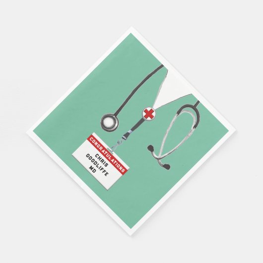 Serviette En Papier Docteur Médicale School Graduation Party Napki (Coin)