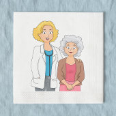 Serviette En Papier Doctor And Patient Paper Napkins