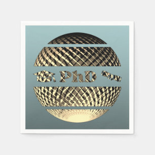 Serviette En Papier Doctorat en or