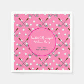 Serviette En Papier Document de la Ligue de Golf Dames (Devant)