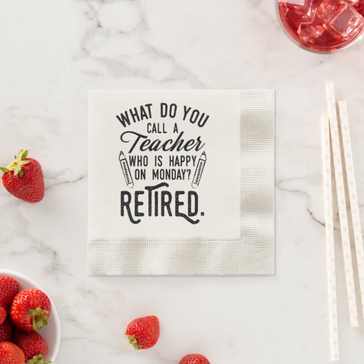 Serviette En Papier Document de la partie de retraite principale de l' (En situation)