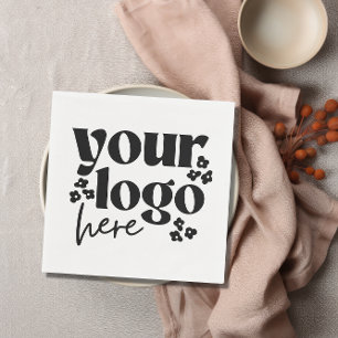 Serviette En Papier Document de la partie Événement commercial du logo