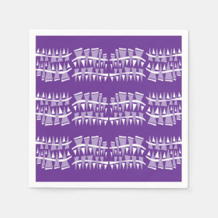 Serviette En Papier Dodle44c de lignes triangulaires