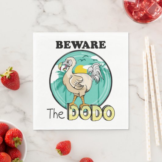 SERVIETTE EN PAPIER DODO (En situation)