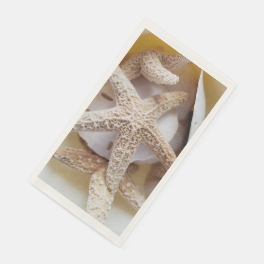 Serviette En Papier Dollars de poisson étoilé et de sable naturel Côti (Coin)