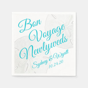 Serviette En Papier Dollars De Sable Personnalisé Mariage Petit-Déjeun