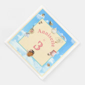 Serviette En Papier Dolly Tea Party 8" Napkin - Black Angel (Coin)