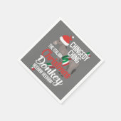 Serviette En Papier Dominick L'âne de Noël Italie Noël Do (Coin)