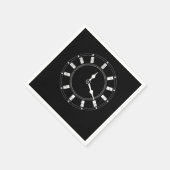 Serviette En Papier Domino Clock Dominoes Tiles Puzzler Game Gift (Coin)