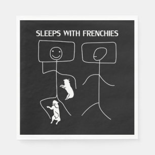 Serviette En Papier Don de chien Couches Avec Français
