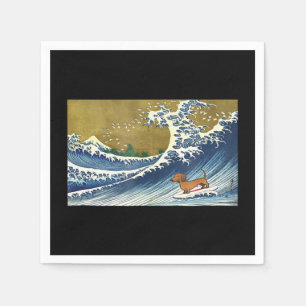 Serviette En Papier Don de chien   Dachshund - Wiener Amoureux des chi