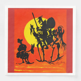 SERVIETTE EN PAPIER DON QUIXOTE