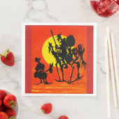 SERVIETTE EN PAPIER DON QUIXOTE (En situation)