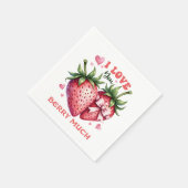 Serviette En Papier Don Valentine | Je T'Aime Beaucoup Berry (Coin)