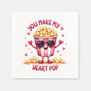 Serviette En Papier Don Valentine   Tu Fais Mon Coeur