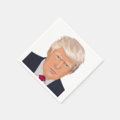 SERVIETTE EN PAPIER DONALD TRUMP (Coin)