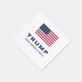 Serviette En Papier Donald Trump 2024 - Montre cadeau (Coin)