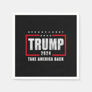 Serviette En Papier Donald Trump 2024 redonne l'élection américaine