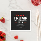 Serviette En Papier Donald Trump 2024 redonne l'élection américaine (En situation)