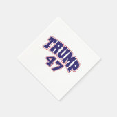 Serviette En Papier Donald Trump 47 (Coin)