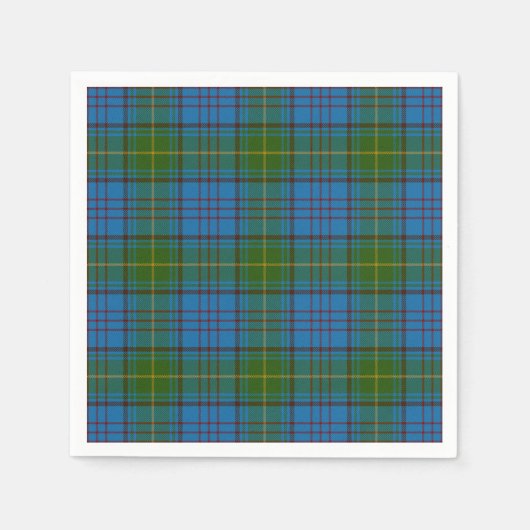 Serviette En Papier Donegal Comté Tartan irlandais (Devant)