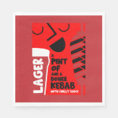 Serviette En Papier Doner Kebab (Devant)