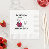 Serviette En Papier Donjon Meowster Chat Drôle (En situation)