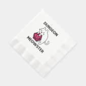 Serviette En Papier Donjon Meowster Chat Drôle (Coin)