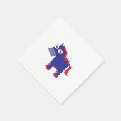 Serviette En Papier Donkey démocrate (Coin)