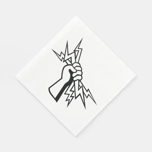 Serviette En Papier Donne-moi du pouvoir (Coin)