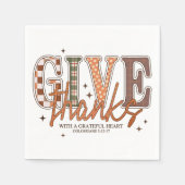 Serviette En Papier Donne-moi Merci Fall (Devant)