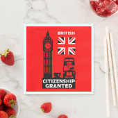 Serviette En Papier Dons de citoyenneté britannique (En situation)