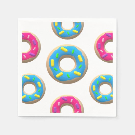 Serviette En Papier Donut (Devant)