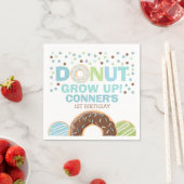 Serviette En Papier Donut Anniversaire Napkin Donut Croissance Party (En situation)