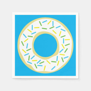 Serviette En Papier Donut Kid's Birthday Party mite